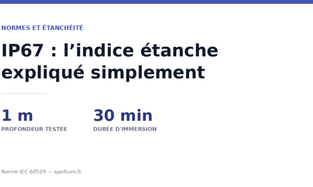 IP67 : c’est quoi et quels appareils sont vraiment étanches